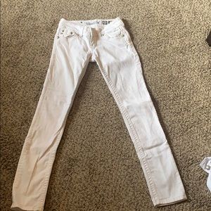 White miss me skinny jeans